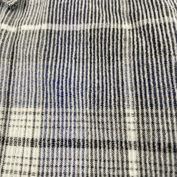 Orvis Button Down Corduroy Shirt Men’s L Blue Plaid Classic Cotton - Picture 7 of 10